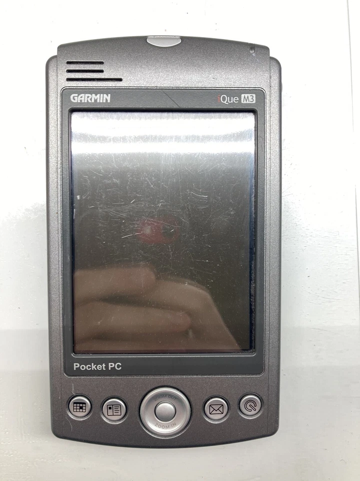 OEM Garmin iQue M3 Handheld GPS PDA No Stylus For Parts Untested - Image 1 of 4