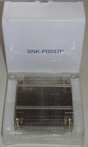 Supermicro SNK-P0037P Passive 1U CPU Heatsink LGA1366 LGA1356 For X9 Series NIB - Picture 1 of 4