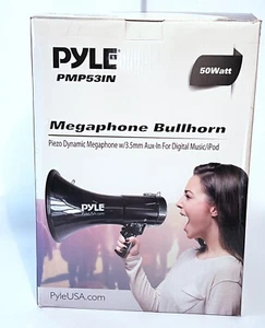 Pyle Megaphone Bullhorn PMP53IN, 50 Watt, With Mic and Siren - Picture 1 of 2