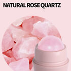 Natural Rose Quartz Face Oil Absorbing Roller Volcanic Stone Face Skin Care SUM