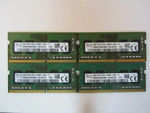 SK HYNIX 4GB DDR4 2400 PC4-19200 1Rx16 260-Pin SODIMM Laptop Memory - Picture 1 of 3