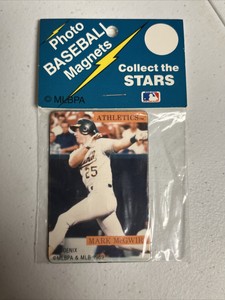 1 Rare 1989 MLB Phoenix Magnet- Factory Sealed-Mark McGwire Magnet🔥