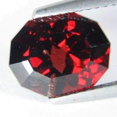 Granate rojo glorioso natural de 4,16 quilates 10,7 x 8,3 mm ovalado corte personalizado piedra preciosa Ref-VDO Foto 1 de 3