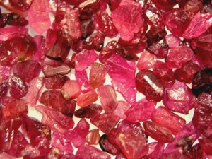 Tourmaline red/pink 1/8 pound, 283 carat, lots mixed gem grade mine rough Africa - Picture 1 of 2