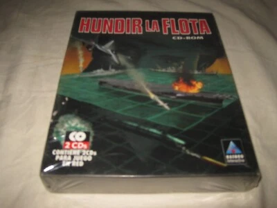 Hasbro Interactive HUNDIR LA FLOTA Windows 95 Big Box Spanish PC Game NEW SEALED - Image 1 of 3