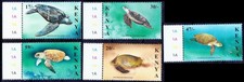 Kenya 2000 MNH 5v, Colour Guide, Marine Life, Sea turtles