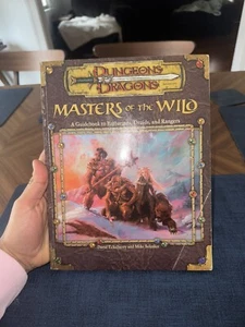Dungeons & Dragons D&D Masters of the Wild 3.0 d20 Wizards Of The Coast 2002 DnD - Picture 1 of 4