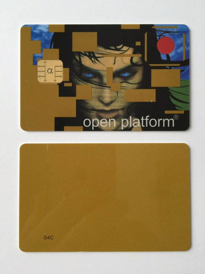 Scheda chiave Goldwafer Smartcard Goldcard Funcard scheda processore da collezione -NUOVA- - Immagine 1 di 1