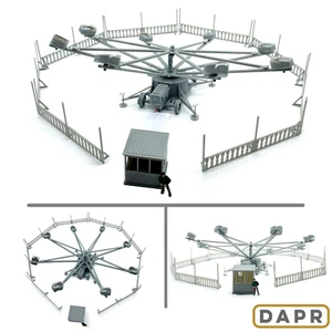 DAPR- 1/76 OO Gauge Model Scenery Building Kit-Motorised Octopus Fairground Ride - Picture 1 of 4