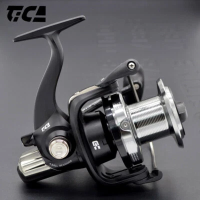 TICA Flash SURF Stationärrolle mit Frontbremse Kohlefaser-Gehäuse Brandungsrolle - Bild 1 von 4