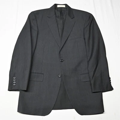 Blazer Nordstrom 42L Gris Carbón 100% Lana Para Hombre Abrigo Deportivo Traje Chaqueta Foto 1 de 4