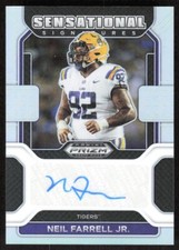 2022 Panini Prizm Draft Picks Sensational Signatures Neil Farrell Jr. Auto LSU