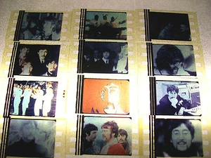JOHN LENNON Beatles Film Cell Lot of 12 - collectible compliments dvd poster  - Picture 1 of 2