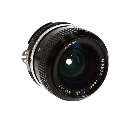 Nikon Nikkor 24mm F/2.8 AI Manual Focus Lens {52} - Black without Caps - Image 1 of 4