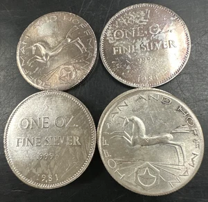 Vintage 1981 Hoffman and Hoffman 1 oz .999 Fine Silver Bullion - Picture 1 of 7
