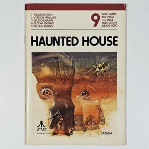 1981 ATARI VCS 2600 Anleitung HAUNTED HOUSE CX2654 Survival Horror Manual - Bild 1 von 4