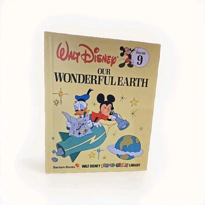 Walt Disney  Fun-to-Learn Library Volume #9 Our Wonderful Earth (1983 Hardcover) - Image 1 of 4