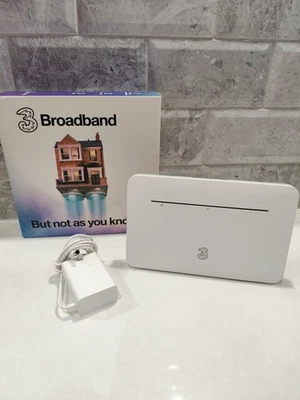 Three 3 Network Huawei Soyealink B535-333 400Mbps 4G/LTE WIFI Router & PSU  - Image 1 of 4