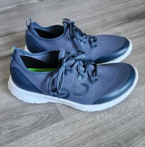 Zapatillas bajas Oofos OOmg Sport LS para mujer talla 10 azul marroquí de recuperación usadas en excelente estado  - Imagen 1 de 14