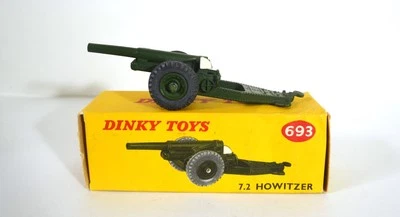 Obús vintage DINKY TOYS 7.2 Nº 693 en caja Foto 1 de 4
