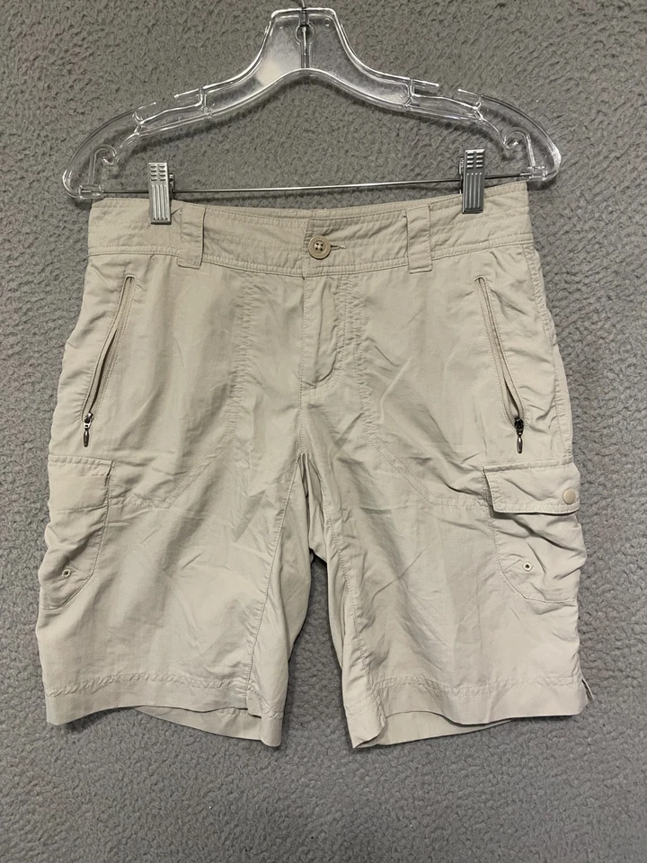 Pantalones Cortos Columbia Niños Talla 6 Beige Carga Bolsillos con Cremallera Senderismo Aire Libre Niños Nylon Foto 1 de 4