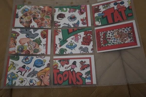 TAT TOONS 1993 TOPPS JUEGO COMPLETO 24 TATUAJES SIN USAR + JUEGO 11 CARTAS COLECCIONABLES - Imagen 1 de 6