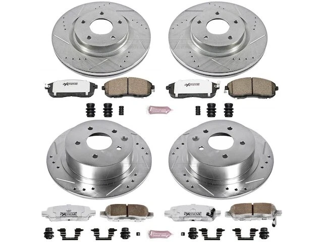 Front and Rear Brake Pad and Rotor Kit For 2010-2013 Nissan Altima 2011 SG185JG - Imagem 1 de 1