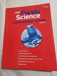 3rd Grade 3 HMH Florida Science Assessment Guide w/ Answers Teacher Tests Quiz - Picture 1 of 4