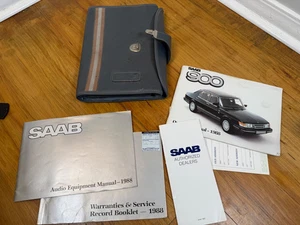 1988 saab 900 owners manual convertible Sedan Hatchback With Case And Extras - Picture 1 of 5