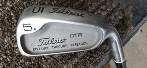 38.25 IN TITLEIST DTR CAVITY BACK 5 IRON GOLF CLUB VERY NICE  R&D 1025 - Picture 1 of 5