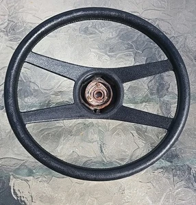 1971-1981 Camaro Black 4 Spoke Steering Wheel GM 9752585-4 - Picture 1 of 22
