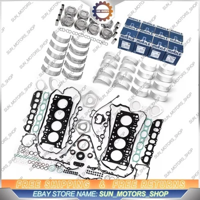 Engine Overhaul Rebuild Pistons Gasket Kit For Porsche Cayenne S 4.5 V8 M48.00 - Image 1 of 4