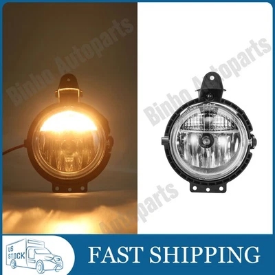 Pair Fog Lights For 2007-2015 Mini Cooper Halogen Front Clear Driving Lamps Set Foto 1 de 4