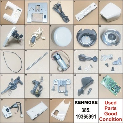 KENMORE Model 385.19365991 Used Parts Good Condition Tested Some Fit Other Model - Image 1 of 4