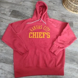 Homage Kansas City Chiefs Classic Hoodie NFL Red Size L Fleece - Picture 1 of 14