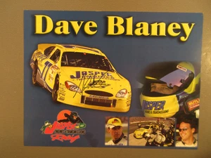 SIGNED Auto NASCAR #77 Dave Blaney Jasper Engines Hero Card - Picture 1 of 2