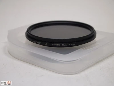 Cellonic Gray Filter Vario NDX-400 62 mm Gray Filter Variable ND Neutral Filter - Image 1 of 3