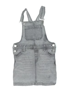 Art Class Girls Gray Overalls 7 - Picture 1 of 2