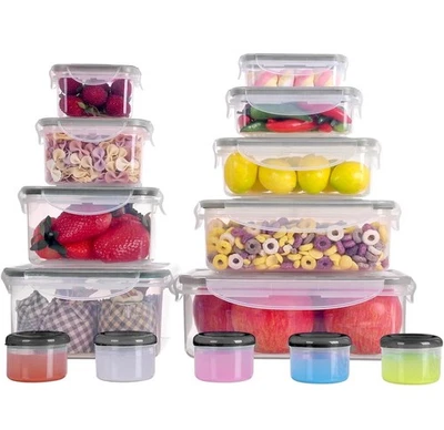 MTR 28-Pc Food Storage Containers Airtight With Lid BPA-Free Microwave Safe - Image 1 of 4
