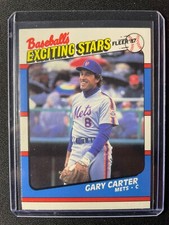 1987 Fleer Baseball's Exciting Stars Gary Carter #9 of 44 Mets!!!