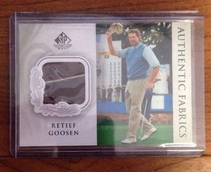 2004 SP Signature Golf Retief Goosen Authentic Fabrics Shirt Card - Picture 1 of 2