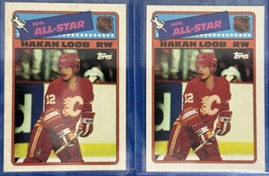 1988 Topps #3 Hakan Loob STICKER (2) - Picture 1 of 2