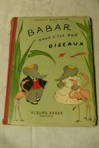 Babar auf der Vogelinsel 1951 Beil, restaurierungsbedürftig Einband - - Bild 1 von 12
