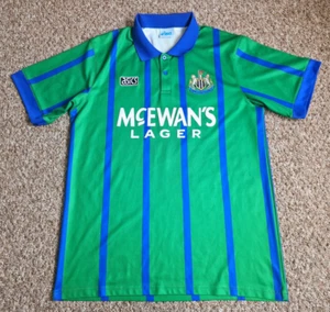 NEWSCASTLE UNITED 1994/95 Asics #9 COLE 3rd Football Shirt - UK Size: XL - Picture 1 of 7