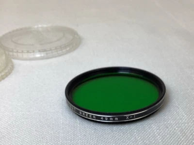 Vivitar 49mm Light Green X-1 with Case, Japan - Image 1 of 4
