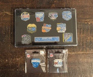Detroit Lions 2024 Complete Season Exclusive Full Pin Set LIMITED EDITION - Picture 1 of 2