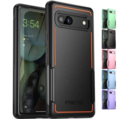 Funda Poética Doble Capa Ligera Delgada A Prueba de Golpes para Google Pixel 7A 5G Foto 1 de 4
