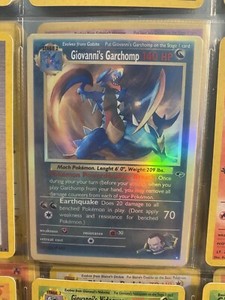 Giovanni Garchomp Goddess Story Girl Anime Waifu Holofoil Card