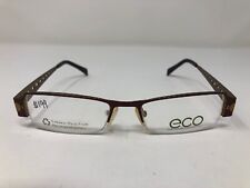 Earth Concious Optics Eyeglasses Frames MOD 1049 Metal Red Gold 50-17-135 WQ24
