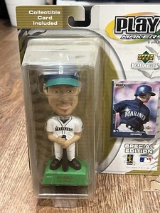 Ichiro Suzuki 2001 Play Makers Bobblehead Seattle Mariners MLB Upper Deck New - Picture 1 of 3